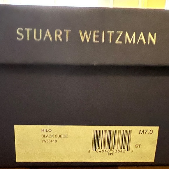 Stuart Weitzman Hilo Black Suede Boot, Size 7 - Picture 8 of 8